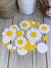 Daisy Flower Confetti - Daisy circle Confetti - 100 pcs - Table Decorations