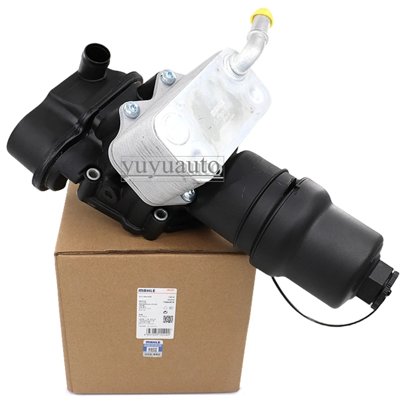 Conjunto de enfriador de carcasa de filtro de aceite Mahle para Audi A4 TT Eos Golf R GTI 2.0 TFSI Foto 1 de 4