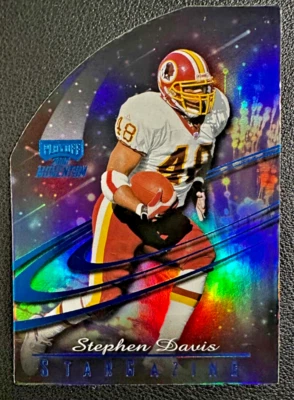 STEPHEN DAVIS 2000 Playoff Momentum Star Gazing Blue Die-Cut 47/50 - Image 1 of 2