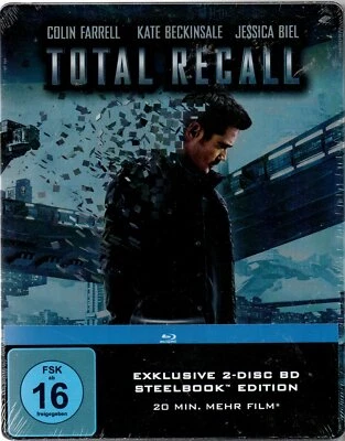 Total Recall - Blu-ray - Steelbook - Colin Farrell, Kate Beckinsale - neu & ovp - Bild 1 von 2