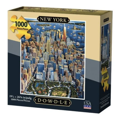 New York City,  Central Park, Buildings Architecture￼ 1000 pieces Jigsaw Puzzle - Image 1 of 2