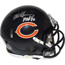 Mike Singletary Autographed Chicago Bears HOF Mini Helmet Beckett 42279