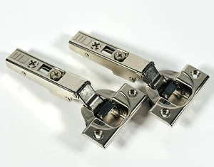 2 Blum Self Soft-Close Face Frame 110 Degree Cabinet Hinges 71B355-01.01 - Picture 1 of 5