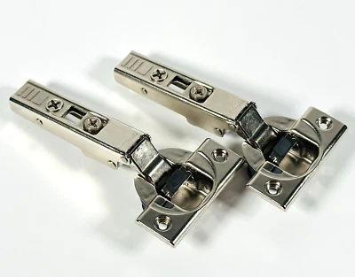 2 Blum Self Soft-Close Face Frame 110 Degree Cabinet Hinges 71B355-01.01