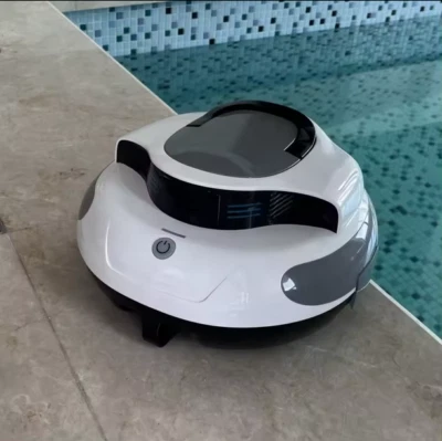 Automatic Cordless Floating  Cleaner Swimming Pool Robot Robotic Pool Cleaner - Image 1 of 4