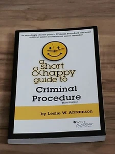 A Short & Happy Guide to Criminal Procedure (Short & Happy Guides) - GOOD - Picture 1 of 7
