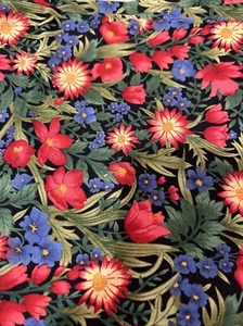 Garden Party Maywood Studios Cotton Floral Fabric 1.75 Yds  - Picture 1 of 2