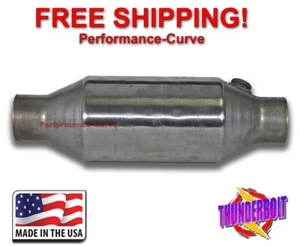 2" Thunderbolt Heavy Load High Flow Exhaust Cat Converter Rear O2 - Emissions - Foto 1 di 4
