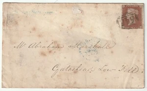 1852 =545= NEWCASTLE NUMERAL & QUAY-SIDE SUB PO TO ABRAHAM MARSHALL GATESHEAD - Picture 1 of 2