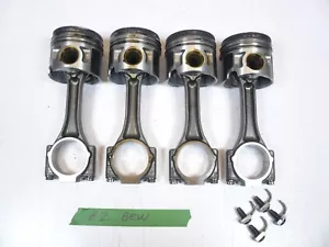 VW MK4 JETTA GOLF BEETLE TDI BEW 04 05 PISTONS + CONNECTING RODS SET 79.46MM OEM - Picture 1 of 24
