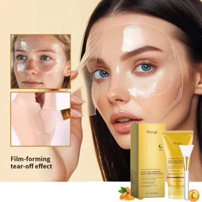 Kojic Acid Turmeric Collagen Peel-Off Mask Night Wrapping Mask Fade Wrinkles 75g - Image 1 of 4