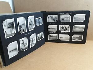 Vintage Photo Album 1950’s Landscapes -CARS-Black & White Approx 180 Photos