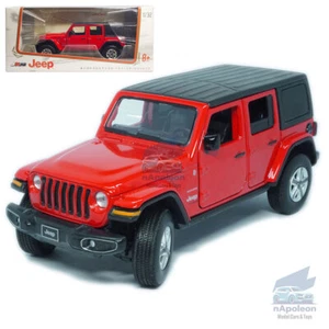 1/32 Jeep Wrangler Sahara ORV Modelo Coche Diecast Juguete Vehículo Regalo Colección Rojo - Imagen 1 de 12