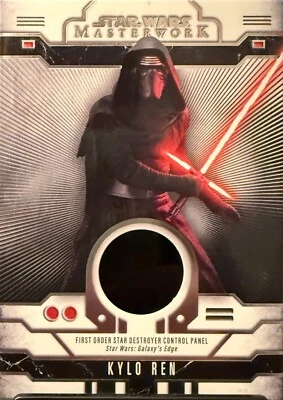 2024 Topps Star Wars Masterwork Kylo Ren Rise of the Resistance Relic Card RR-K - Image 1 of 2
