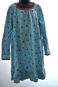 Camicia da notte bambina di Gymboree taglia 7-8 blu con stelle dappertutto - Foto 1 di 20