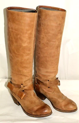 Botas de montar altas SixtySeven Anthropologie para mujer talla 36 EE. UU. 5,5 cuero marrón Foto 1 de 4