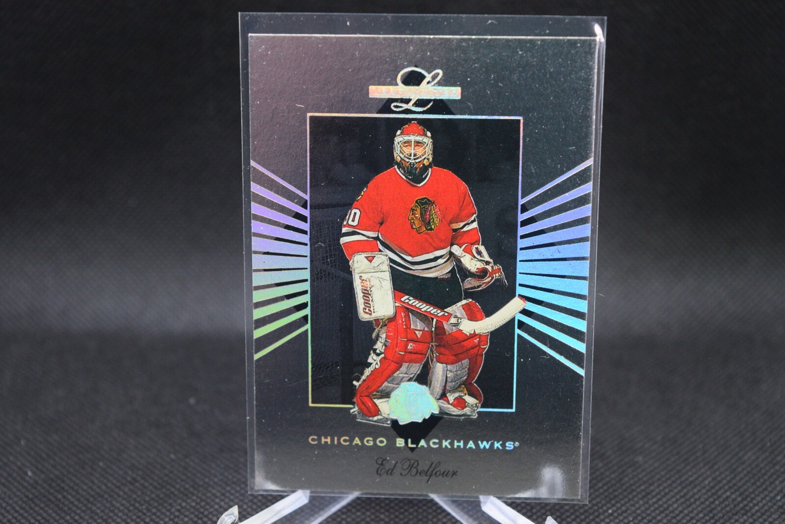 Ed Belfour #3 - 1994-95 Leaf Limited - Blackhawks