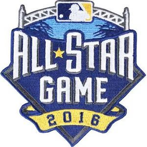 2016 MLB Allstar Game In San Diego Padres Logo Jersey Sleeve Patch Petco Park - Picture 1 of 3