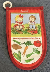 Vintage Campbell's Kids Soup Oven Mit Pot Holder Collectable Advertising - Picture 1 of 2