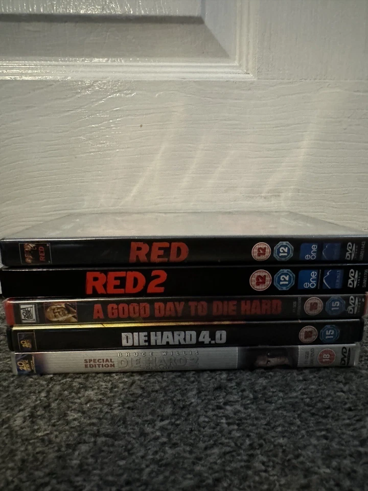 Bruce Willis Bundle 2  Red Die Hard Region 2 Rated 18 - Image 1 of 1