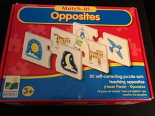 Match It Learning Opposites Self Correcting Puzzle Set The Learning Journey