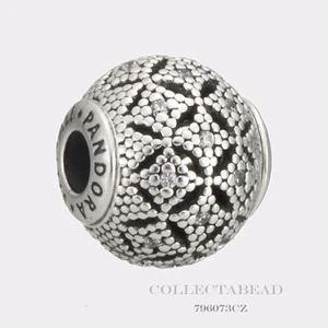 Authentic Pandora Essence Collection Silver Compassion Clear CZ Bead 796073CZ - Picture 1 of 1