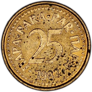 YUGOSLAVIA coin 25 Para 1983 Uncirculated - Picture 1 of 7