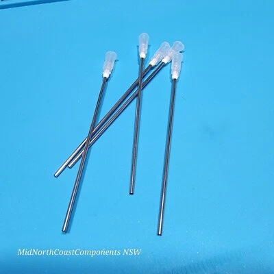 5 Long Blunt 16g 1.3mm ID Syringe Needles 10cm, Ink, Glue, Flux, Epoxy