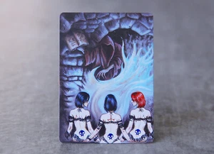 Dark Goth Girlfriends Ritual MTG Satirical Altered Art - Picture 1 of 3