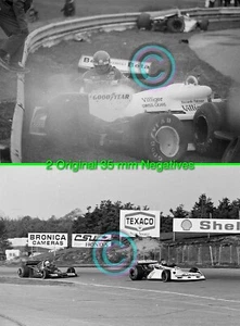 2 Racing Original 35mm Negative F1 Vittorio Brambilla TS19 1977 Canada Formula 1 - Picture 1 of 3