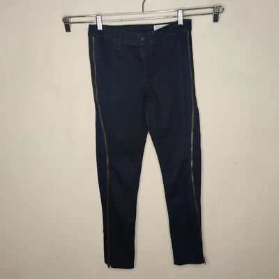 Rag & Bone Side Zip Jeans Womens 27 High Rise Skinny Dark Blue Stretch - Image 1 of 4