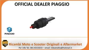 INTERRUTORE PULSANTE STOP ORIGINALE PIAGGIO BEVERLY 350 2017 2018 2019 2020 2021 - Foto 1 di 1