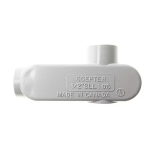 TUBO RIDGELINE SLL10S 077521 1/2" RÍGIDO PVC TIPO L ACCESORIO DE ACCESO CONDUCTO - Imagen 1 de 4