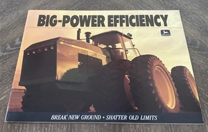John Deere Big-Power Efficiency Break New Ground Tractor 8560/8760/8960 Brochure - Picture 1 of 8