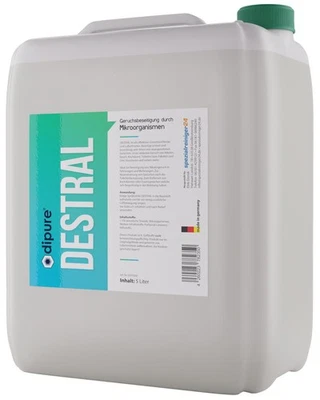 DESTRAL Geruchsneutralisierer (Mikroorganismen) 5 Liter Kanister (12,98 EUR/l) - Bild 1 von 3