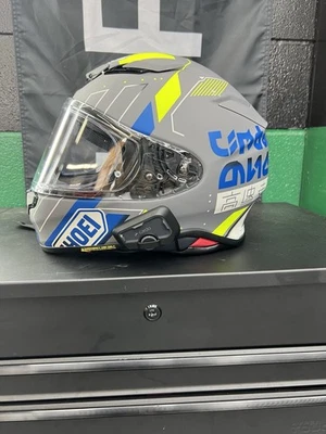 Shoei RF-1400 Visera Grande Casco Motocicleta con Pinlock Transparente con Cardo Foto 1 de 4