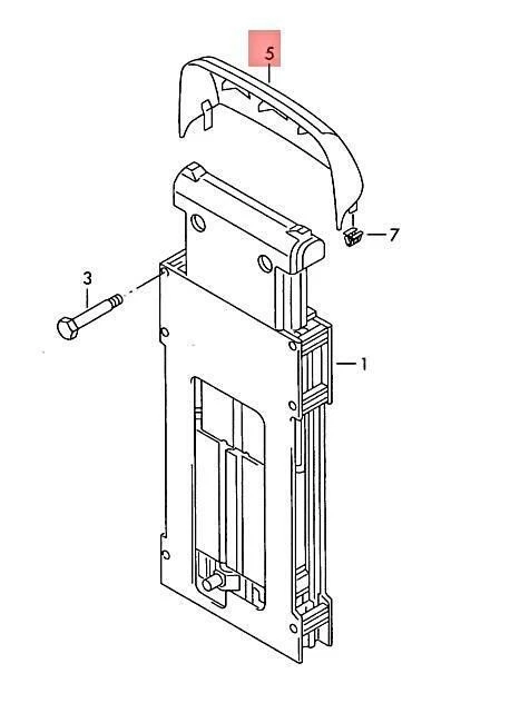 Cubierta VW 1F 1F7 1F8 maíz seda beige genuina 1Q0880514AH67 Foto 1 de 1