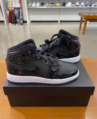 Nuevo Nike Air Jordan 1 Mid "Space Jam" GS 5Y/Mujeres 6.5 DV1337-004 NBY Foto 1 de 4