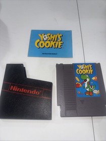 Yoshi's Cookie (1993) w/ Manual Nintendo Entertainment System NES Authentic