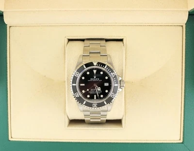 Unworn NOS 2008 Rolex Sea-Dweller Stickered 16600 Black Dial SS No Papers 40mm - Image 1 of 4