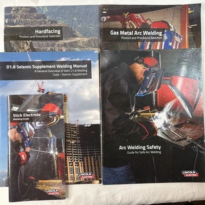 Lincoln Electric Saldatura Guide Set di 5 Hardfacing, AW, Sicurezza, Ecc Vedi Pix SC - Immagine 1 di 4