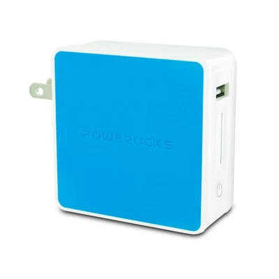 Banco de alimentación POWEROCKS Tetris 3000 mAh cargador de batería extendido universal azul Foto 1 de 4