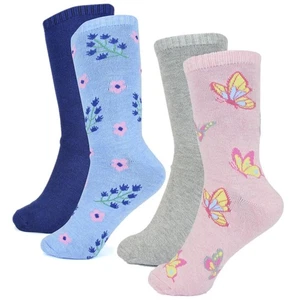 4 Pairs Ladies Cashmere Blend Socks Luxury Supersoft Patterned Ankle UK 4-7 - Picture 1 of 4