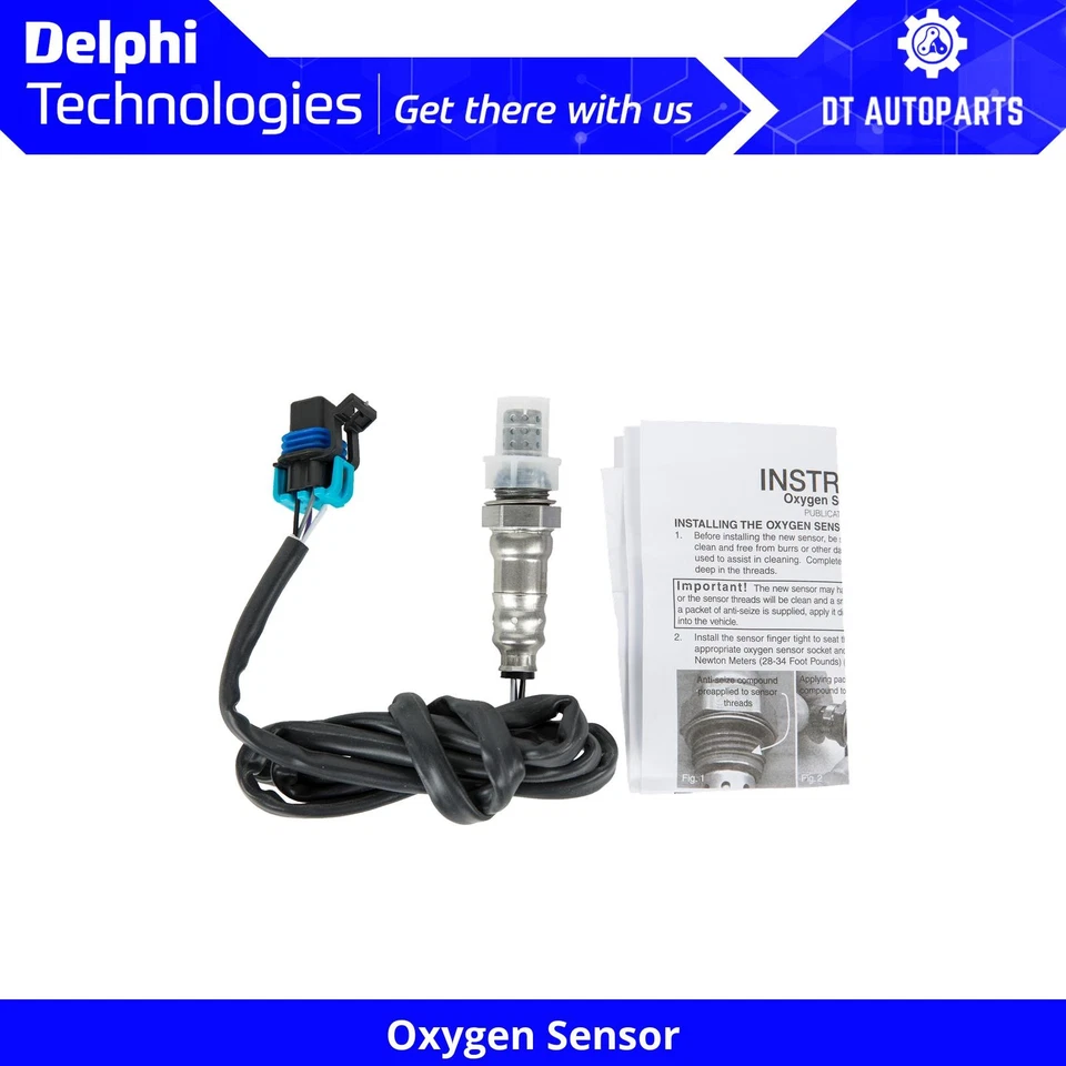 Sensor de oxigênio traseiro Delphi 1998 1999 para 1997-2003 Chevrolet Corvette 5.7L V8 - Imagem 1 de 4