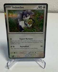 Indeedee 153/198 - Scarlet & Violet - Holo Rare - NM - Pokemon TCG mint - Picture 1 of 2