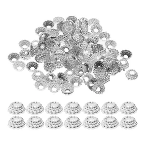 100 Pcs Ornament Caps PVC Material for Christmas Tree Ornaments - Picture 1 of 12