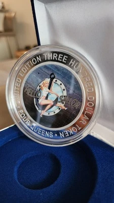 4Q 2021 "Hello Sailor" Nose Cone Art 1/2 Pound Silver Strike 999 RARE 148 Minted - Image 1 of 4