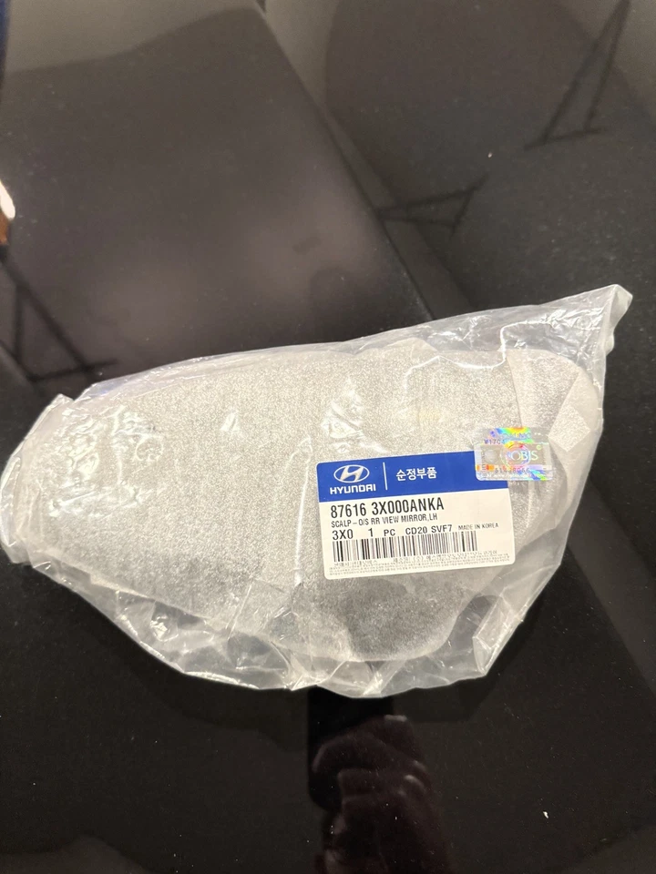Cubierta de espejo retrovisor izquierda genuina Hyundai Elantra 2011-16 negra 87616-3X000ANKA Foto 1 de 1
