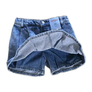 Cat & Jack Girls' High-Rise Waist Denim Shorts Medium Wash M(8) NWT  - Picture 1 of 10