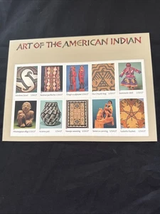 Scott #3873 Art of the American Indian Pane of 10 37¢ Stamps (2004) - Picture 1 of 2